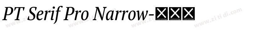 PT Serif Pro Narrow字体转换